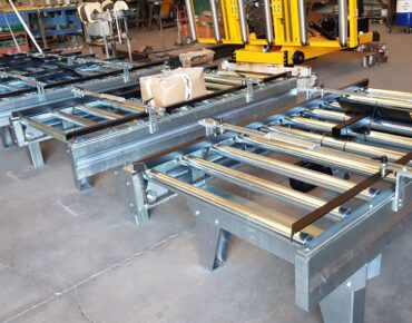 Rulliere con rulli inox